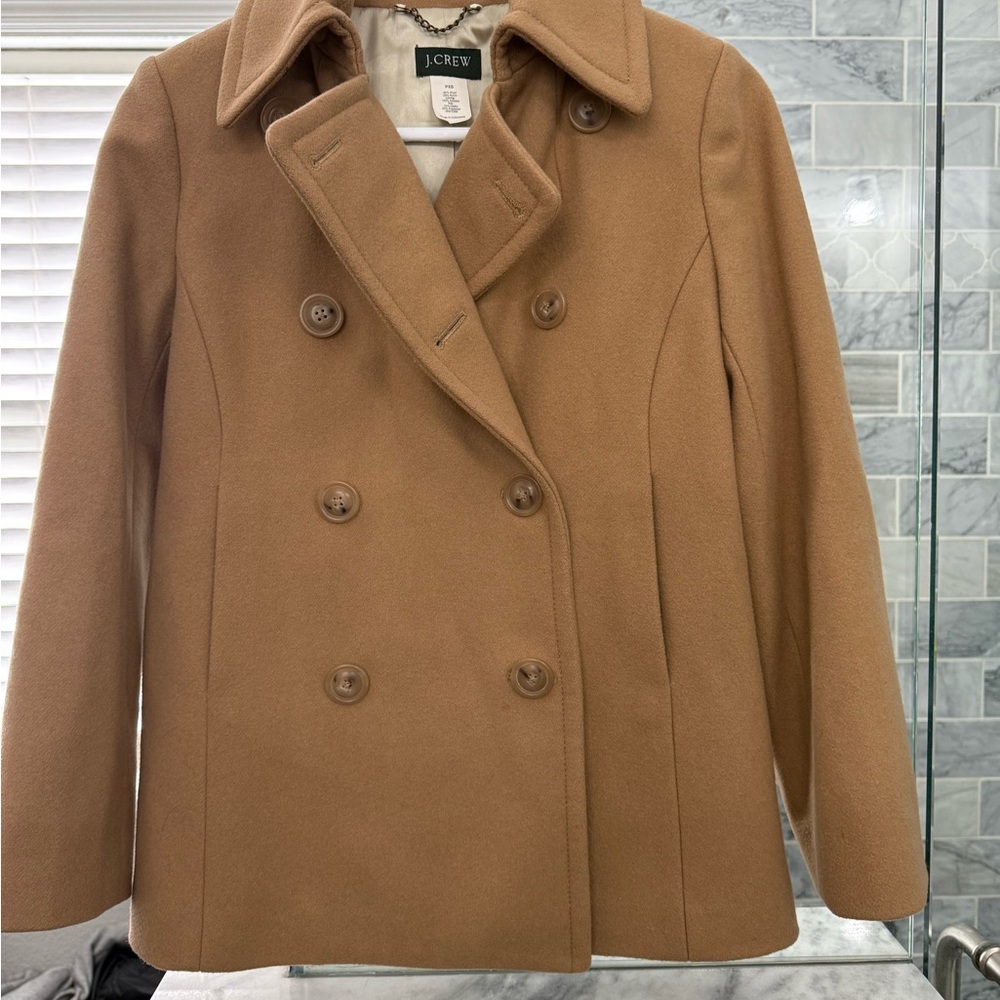 J. Crew Women's Camel Peacoat